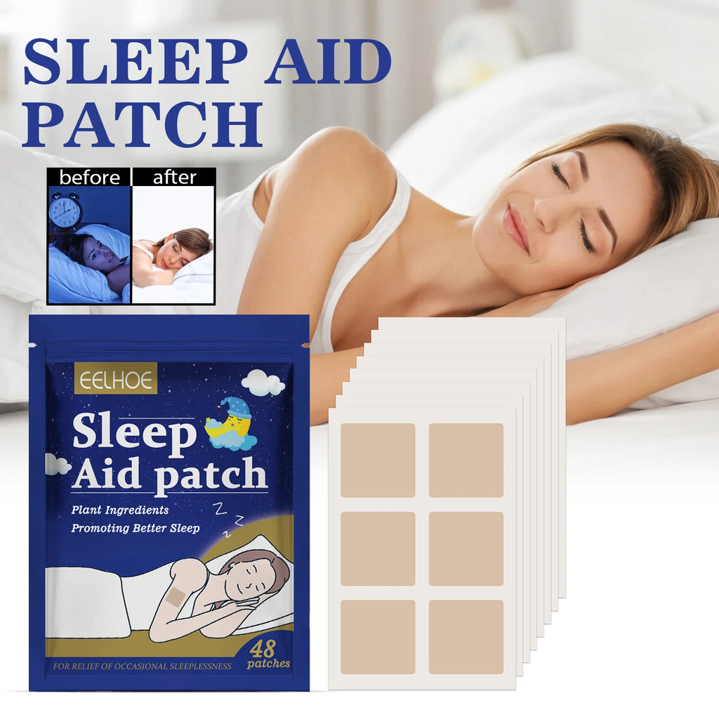 Eelhoe 48pc Herbal Sleep Patches – Natural Acupoint Sleep Aid