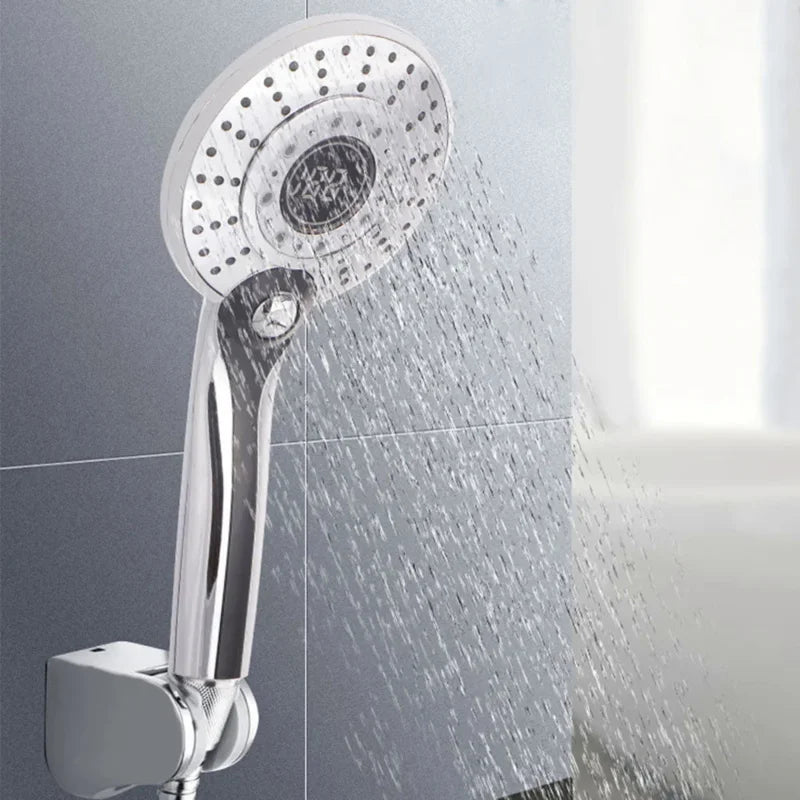 LED Shower Head Digital 3 Modes Adjust Temperature Sensor Hand Held Bathroom ABS Shower Head High Pressure Water Saving Faucet Oasis Select