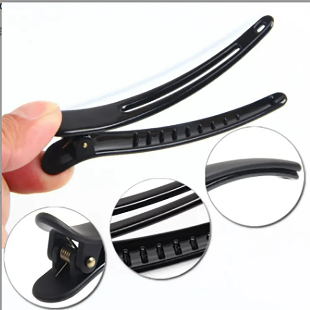 10Pcs/Set Plastic Edge Clip Hairpin Accessories Plus Size 8CM Fish Beak Clip Hair and Duck Beak Clip Hairpin Hair Styling Tools Oasis Select