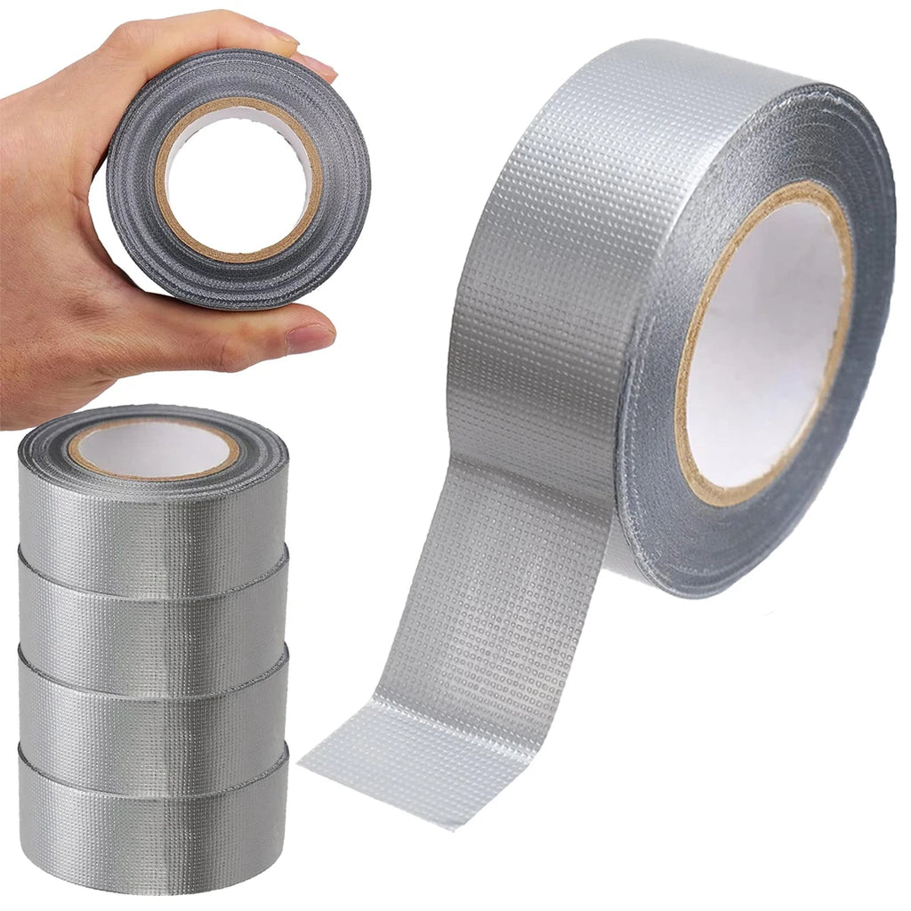 2/4 Rolls Mini Hvac Tape 10 Yards Pocket-Size Heavy-Duty Tape Hand-Tearable for Window Screen Repair Tape Travel Quick Repairs Oasis Select