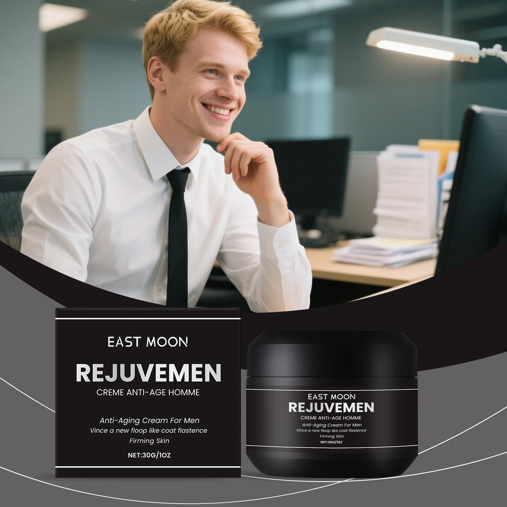 East Moon Men's Moisturizing Cream Moisturizing and Energizing Facial Skin Hydration and Nourishing Reduces wrinkle Facial Cream Oasis Select 2boxed