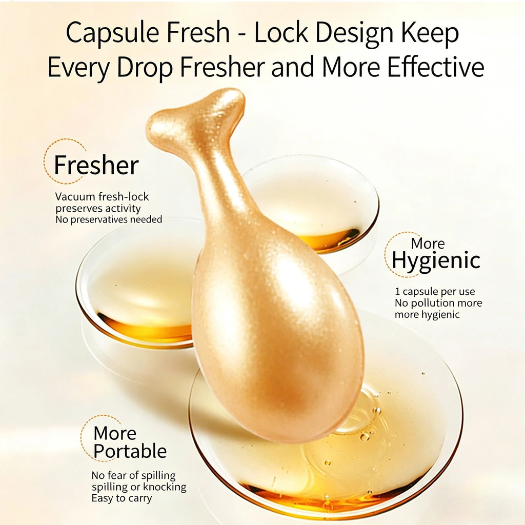 Firming Facial Essence Capsules – 90ct Moisturizing Serum Oil