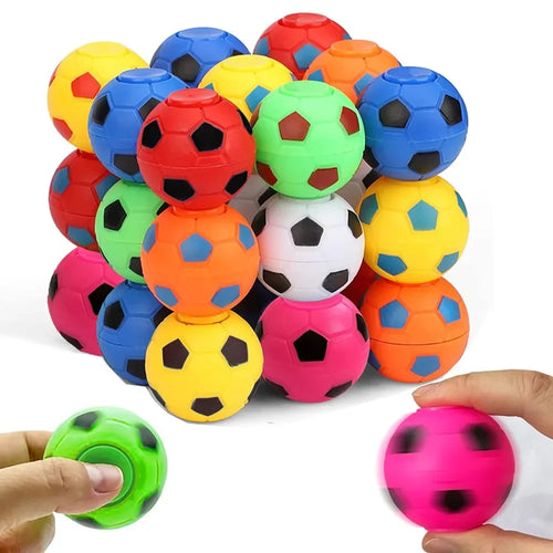 10/30pcs Mini Fidget Spinner Soccer Ball Toy for Kids,Soccer Party Favors Goodie Bag Stuffer,Rotatable Soccer Finger Stress Ball Oasis Select