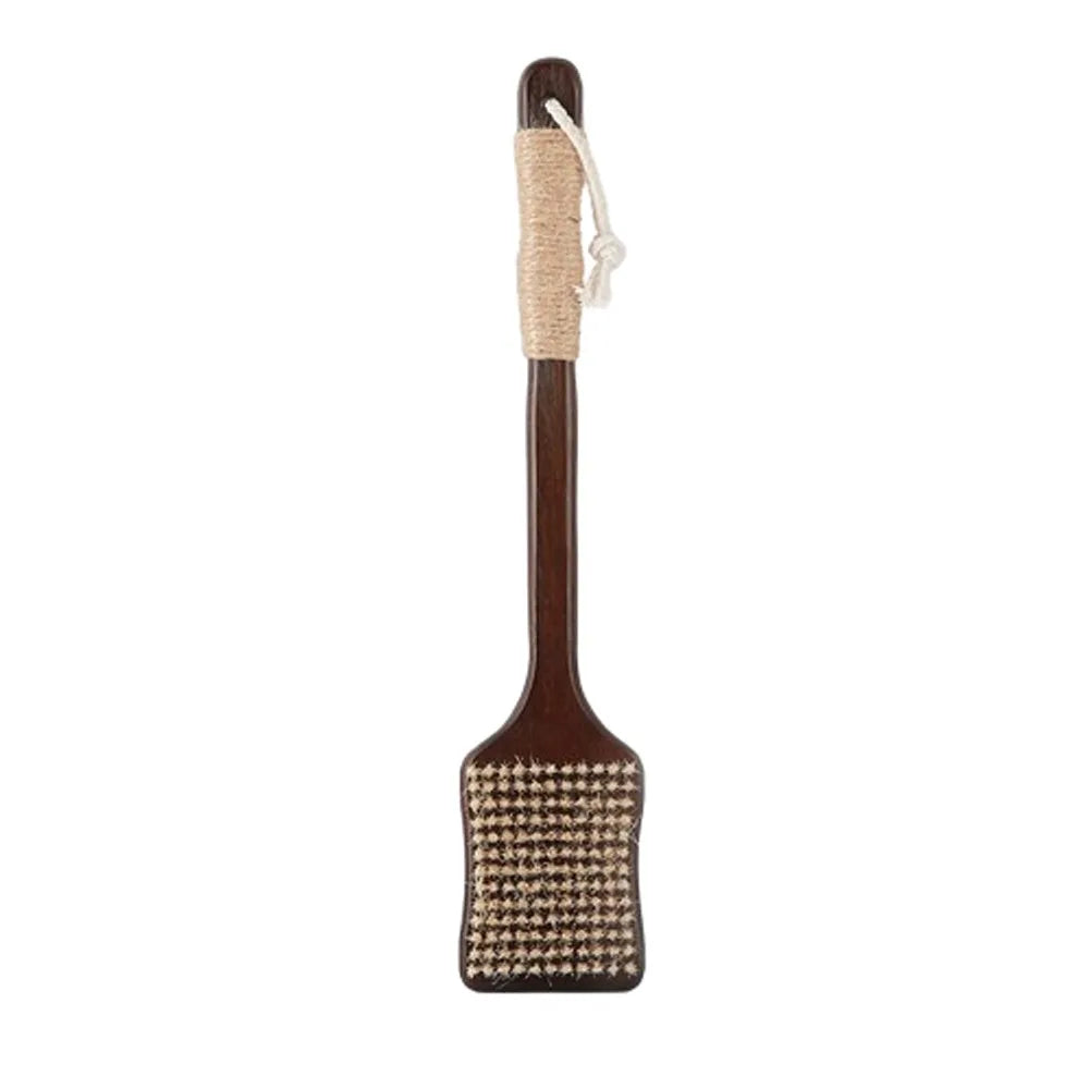 Long Handle Bath Brush – Soft Bristle Back Scrubber & Exfoliator