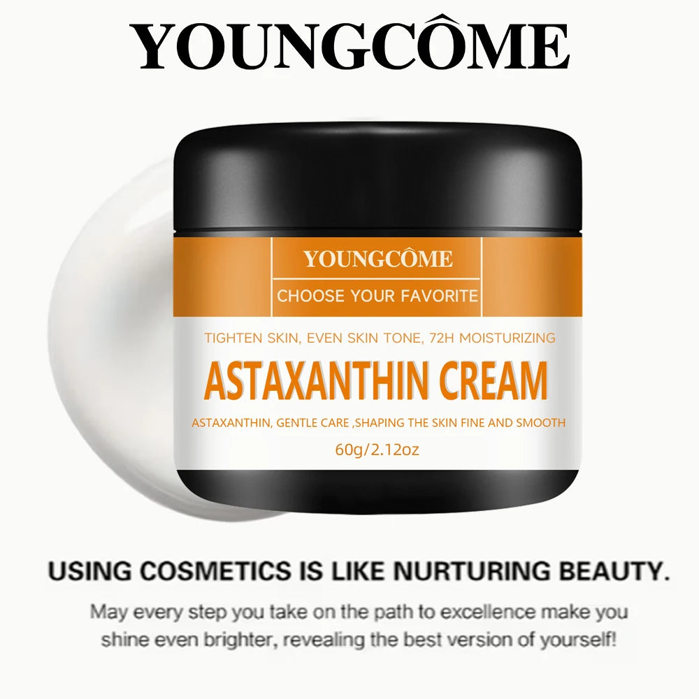 YOUNGCOME Astaxanthin Face Cream – Hydration & Smooth Skin Facial Moisturizer Cream Oasis Select
