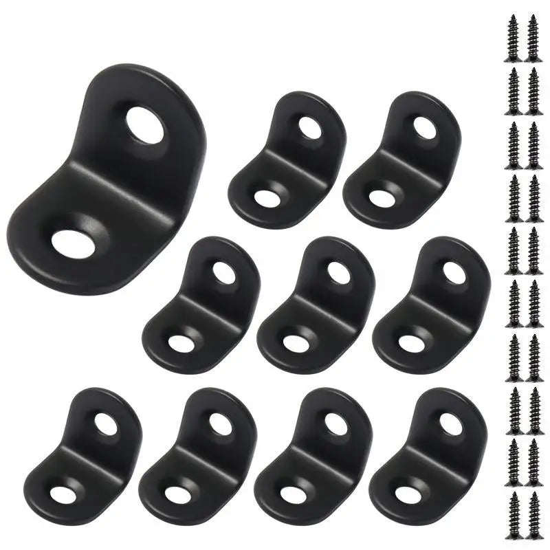 Stainless Steel Angle Bracket, Right Shelf Support, Corner Bracket, 90 ° Furniture, L or I Shape, 10 Pcs, 20Pcs Oasis Select 20pcs 20X20