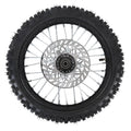 14 Inch Front Wheel Assembly Fit for 125 140 150 160cc Pit Dirt Bike with 15mm Rim Axle & Brake Rotor Oasis Select black