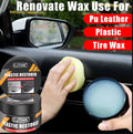 Car Plastic Restorer Crystal Clear Auto Interior Leather & Panel Renewal Wax Coating Agent Back To Black Gloss Car Wax Polish Oasis Select Default Title
