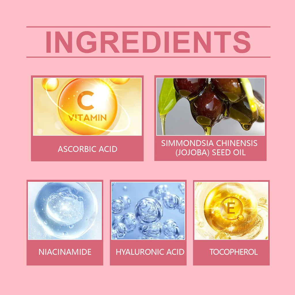 60Pcs Hyaluronic Acid Capsules Essence Moisturizing Brightening Even Skin Tone Niacinamide Whitening Serum Capsule Face Care Oasis Select