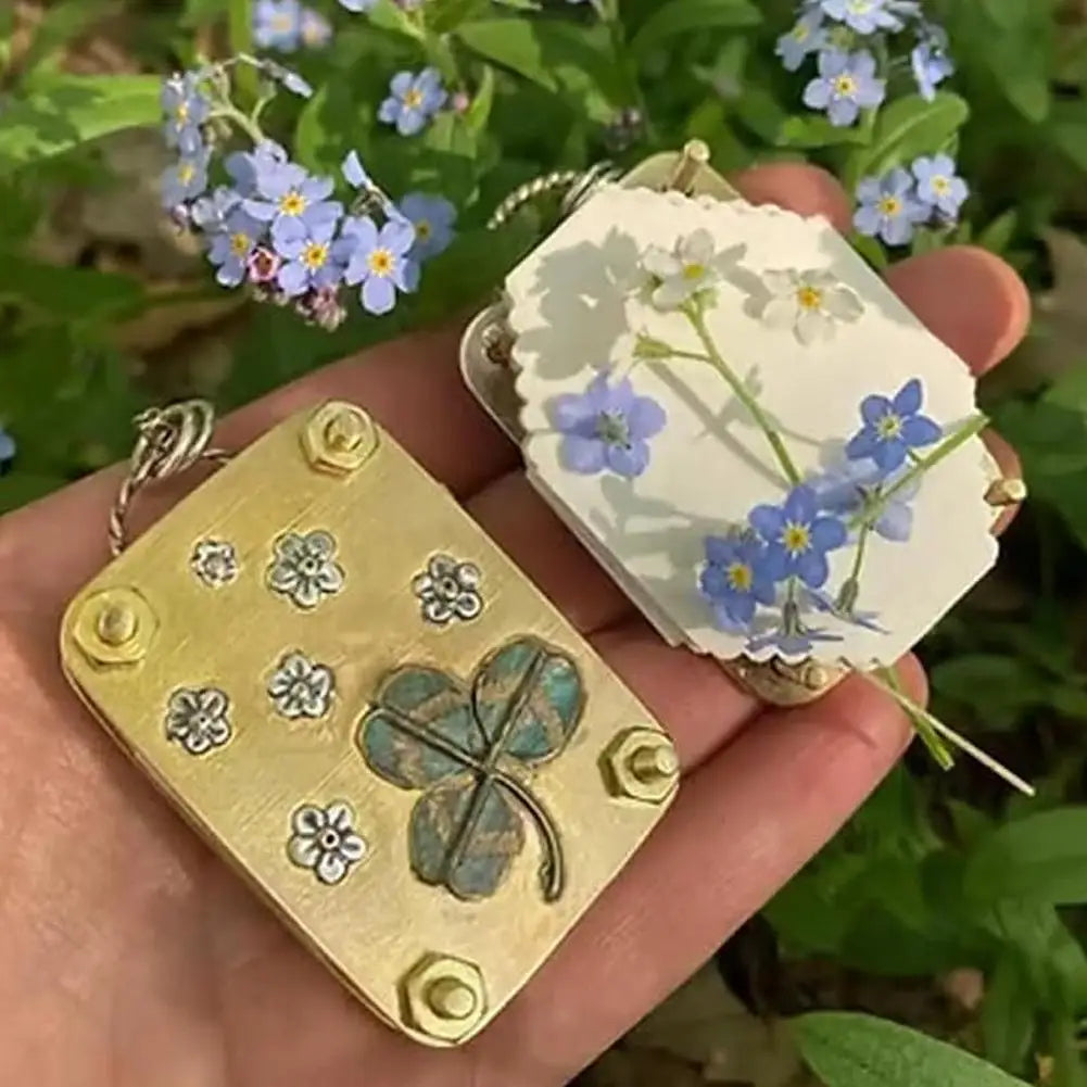 Mini Metal Flower Press Kit – DIY Botanical Craft Pressing Tool