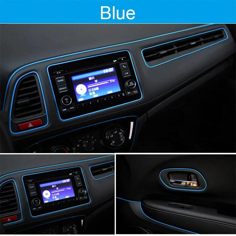 1/2pc Universal Car Moulding Decoration Flexible Strips Interior Auto Mouldings Car Cover Trim Dashboard Door Edgein Car-styling Oasis Select