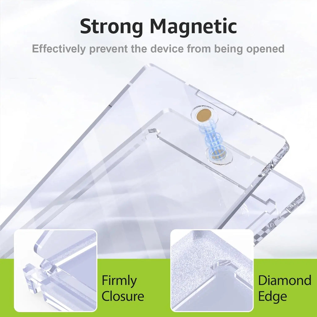 5/10/15 PCS 35pt Magnetic Card Holders with Stand – Hard Case for MTG & Sports Cards, UV Protection, Instant Desktop Display Oasis Select