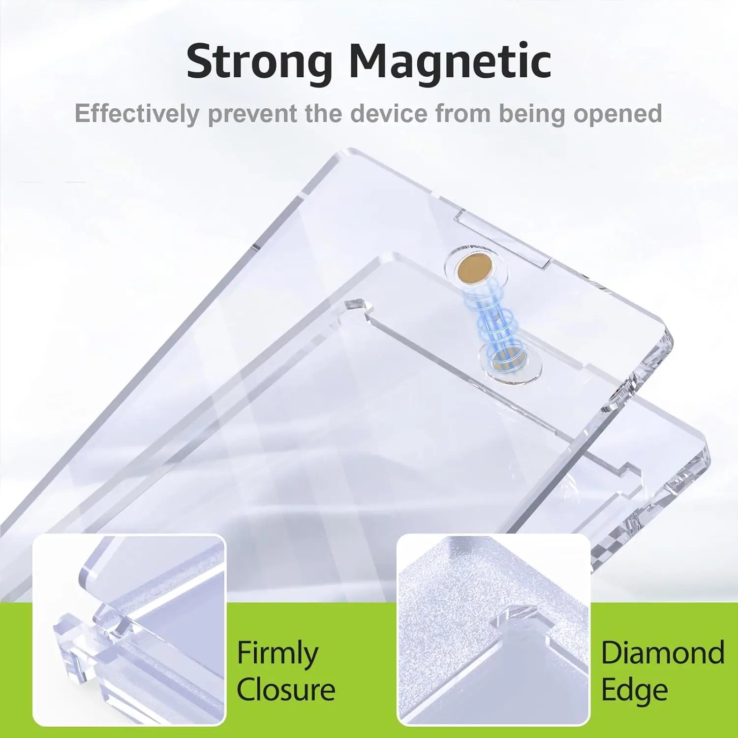 5/10/15 PCS 35pt Magnetic Card Holders with Stand – Hard Case for MTG & Sports Cards, UV Protection, Instant Desktop Display Oasis Select