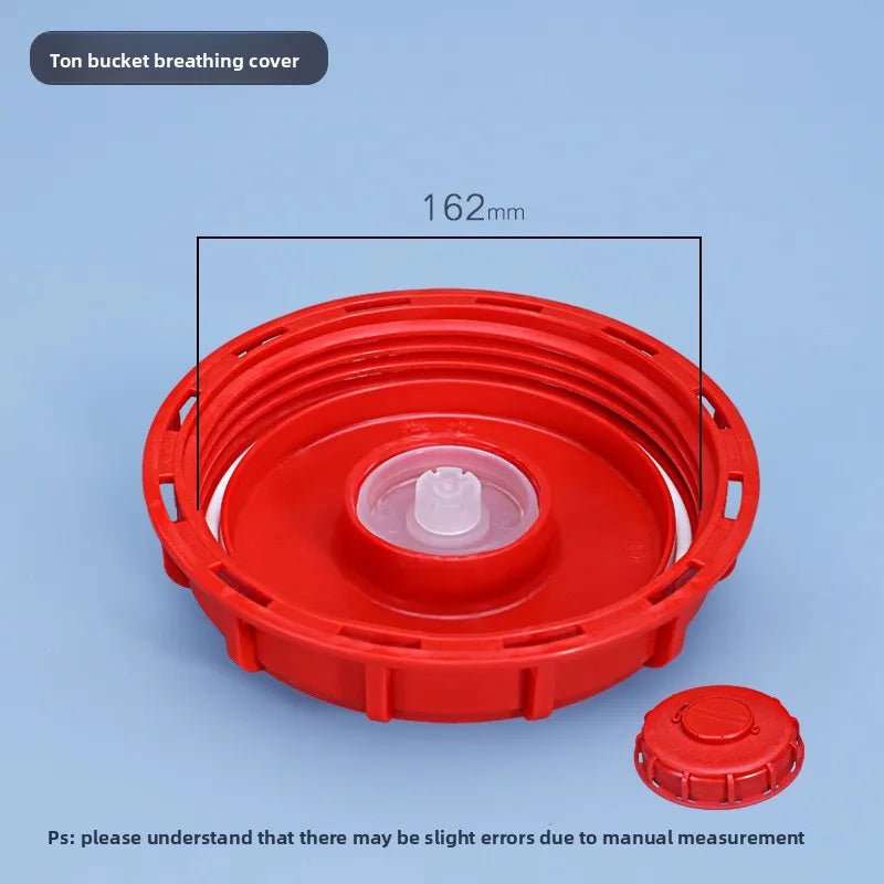 100mm Black Plastic Valve Lid IBC Tank Valve Replace Cap Valve Cover Gaskets Coarse Thread Durable Home Garden tool Oasis Select B