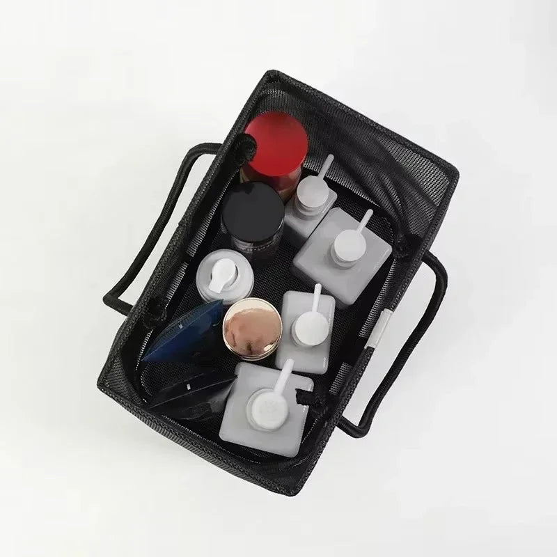 2026 New Arrival！Large Capacity Transparent Cosmetic Bag Portable Travel Shower Makeup Pouch Wash Handbag Toiletries Organizer Oasis Select