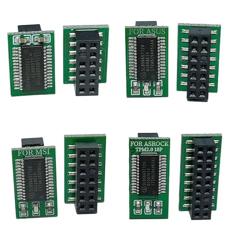 TPM 2.0 Module 12/14/18/20 Pin LPC – ASUS MSI Gigabyte ASRock