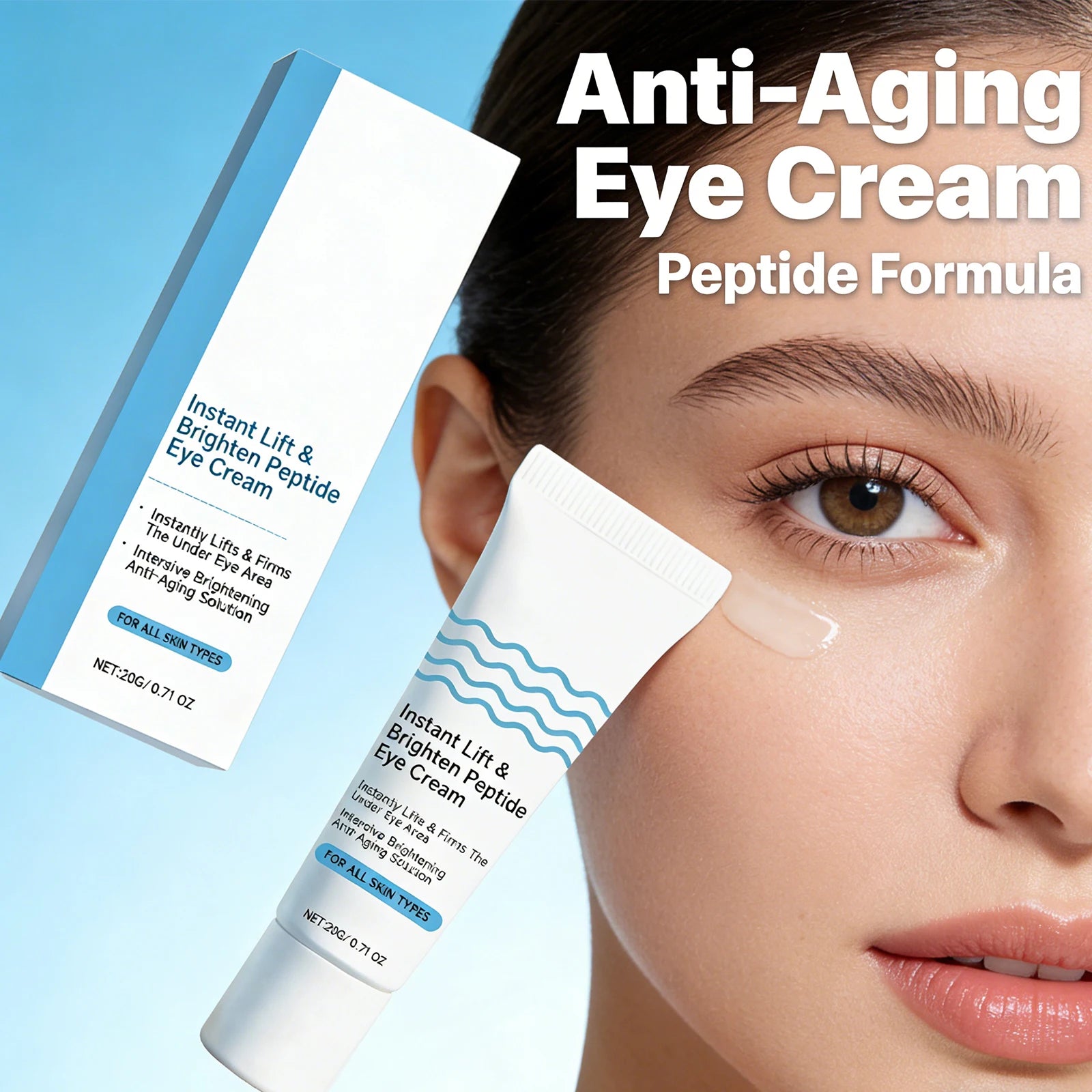 Peptide Eye Cream – Hydrating, Firming & Brightening | 20g Peptide Eye Cream Oasis Select