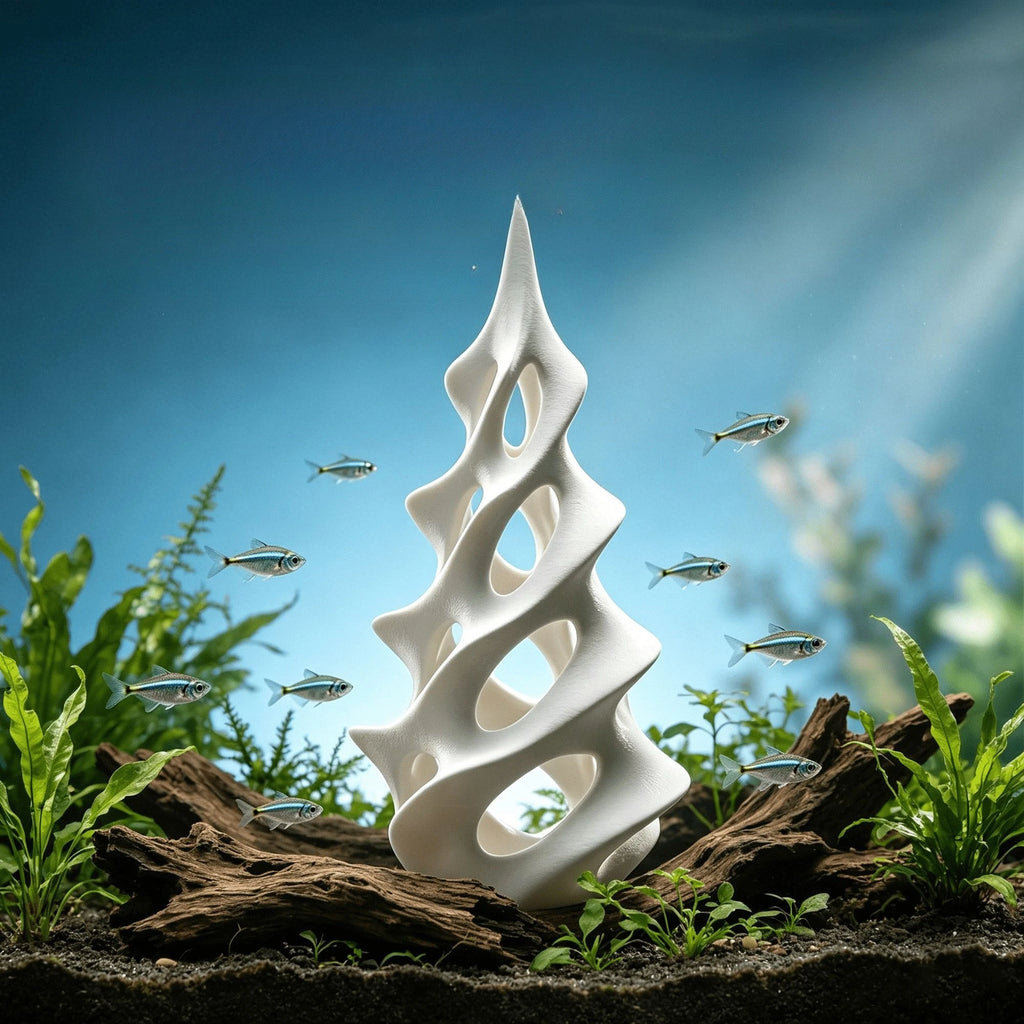 Hollow Tree Aquarium-Safe Fish Hideout Multi-Hole Shelter Creative Art Ornament Decor for Small Fish Shrimp Aquarium Accessories Oasis Select