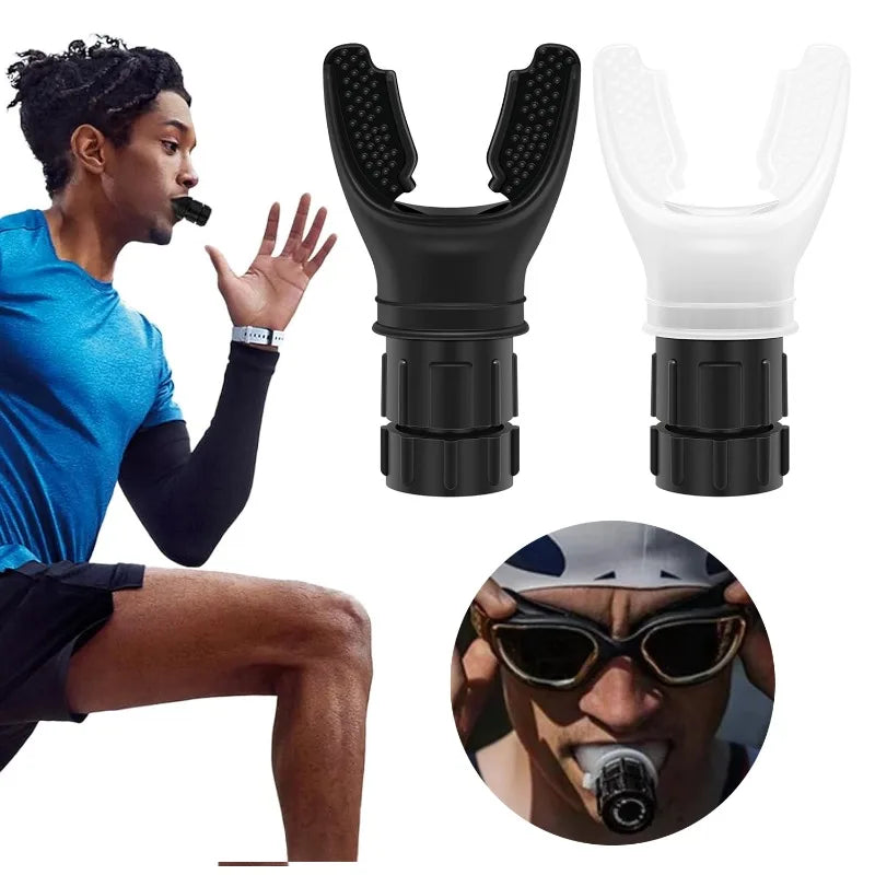 Adjustable Intensity Breathing Trainer Sports Portable Lung Capacity Abdominal Trainer Knob Improve Strength Endurance Gear Oasis Select