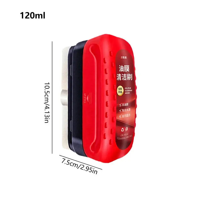 Automotive Oil Film Cleaning Brush 120ml Auto Rainproof Glass Oil Film Remover All In 1 Wipe On Oil Film Remover Glass Cleaning Oasis Select
