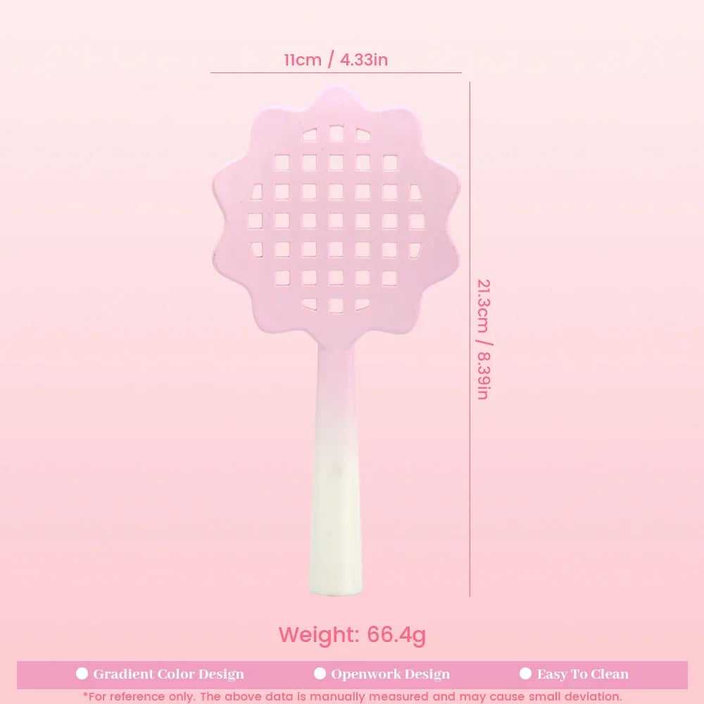 Gradient Sunflower Hairbrush | Detangling Scalp Massage Comb Scalp Massage Hairbrush Oasis Select