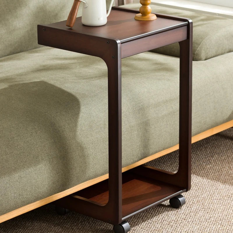 Movable side few carts, bedside with wheels and drawers, can store multi-functional modern simple coffee table Oasis Select
