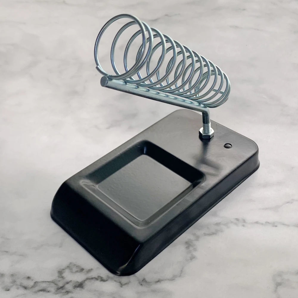 Soldering Iron Stand Portable Holder Soldering Tin Stand with Welding Cleaning Sponge Electric Soldering Iron Accessories Oasis Select