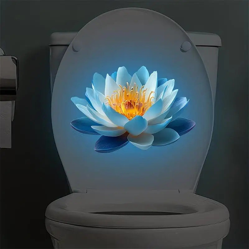 Glow-in-the-dark Toilet Stickers, Self-adhesive And Removable Stickers, Bathroom Decorative Stickers, Car Stickers. Oasis Select