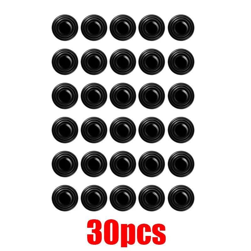 10/30/50pcs Car Door Anti-Shock Pad Door Shock Absorbing Gasket Trunk Sound Insulation Pad Shockproof Thickening Cushion Sticker Oasis Select 30pcs without logo