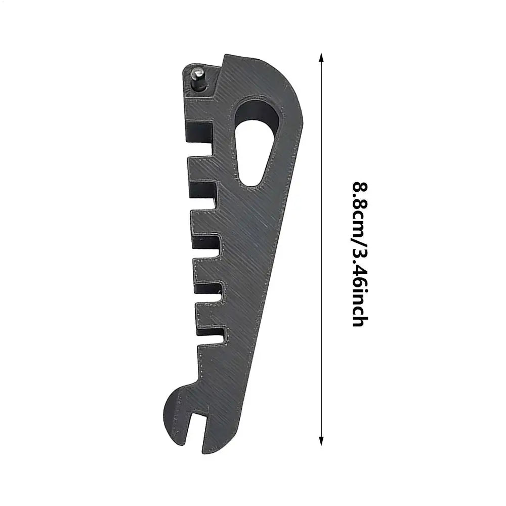 Eyeglass Temple Bend Adjustment Tool Eyeglass Temple Adjustment Tool 5-In-1 Anti-Slip Professional Bender for Curvature Bending Oasis Select Black
