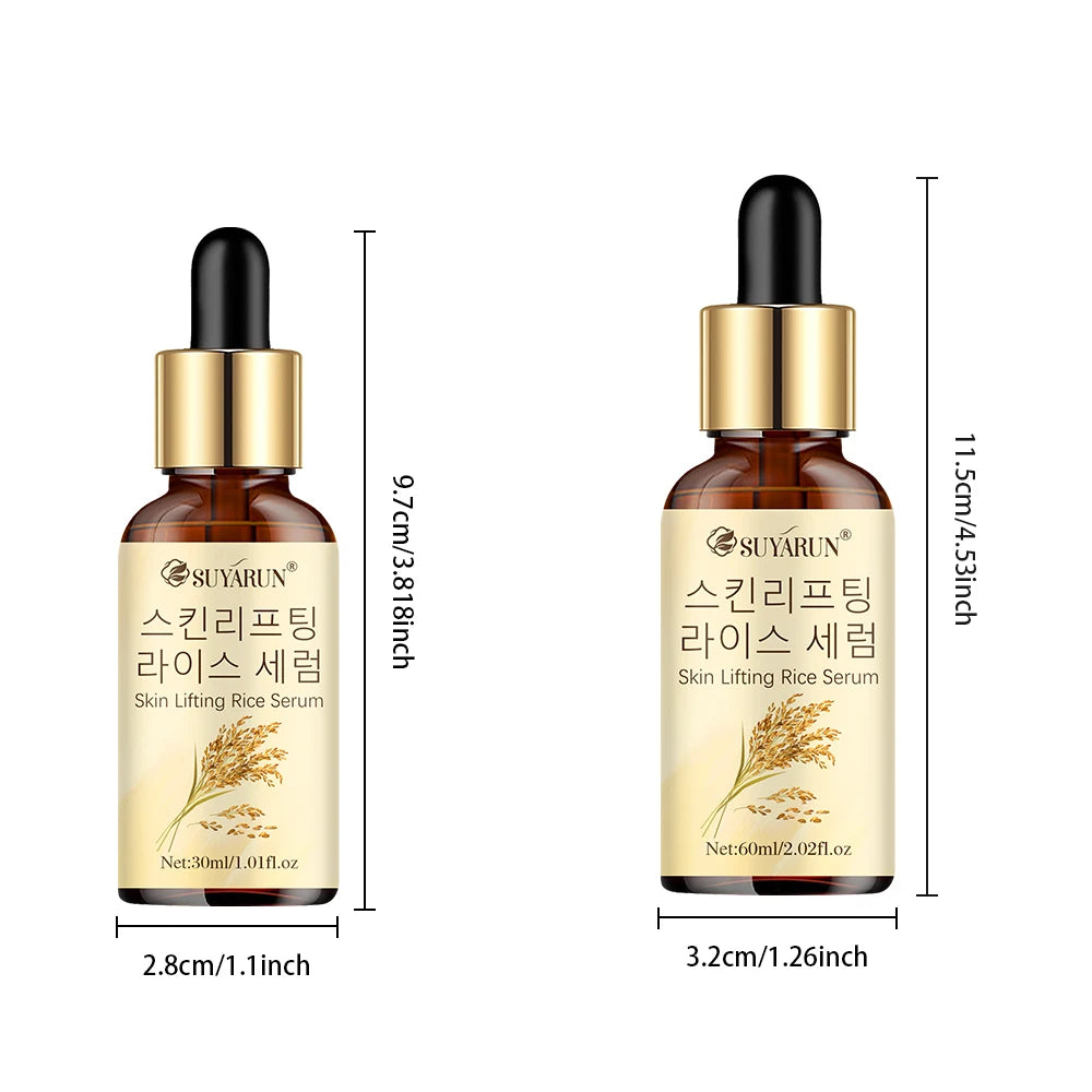 SUYARUN Glow Boosting Rice Essence Serum – Brightening Hydrating Facial Treatment with Fermented Extract & Niacinamide. Oasis Select