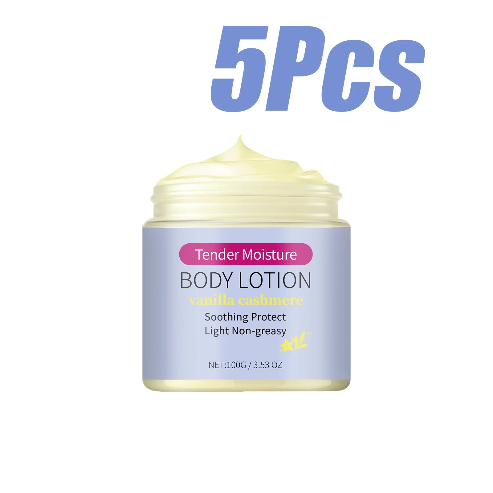 Tender Moisture Body Lotion Vanilla Cashmere Nourishing Dry Skin Care Lightweight Non-Greasy 24h Hydration for All Skin Types Oasis Select 500g Boxed