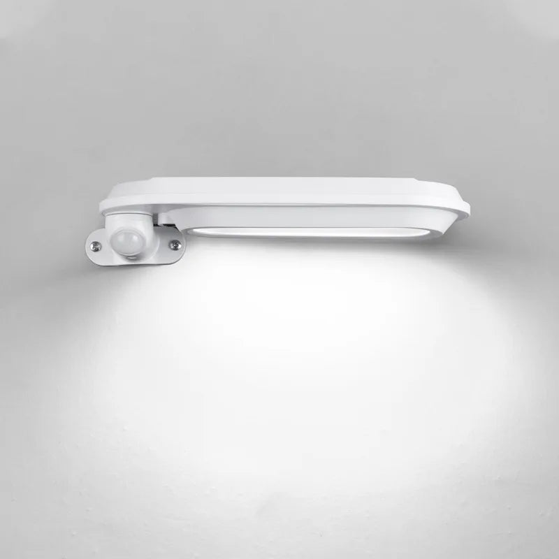 Solar Wall Lamps, Outdoor Garden Lighting Street Lamps, Household Outdoor Human Body Sensing LED Solar Wall Lamps Oasis Select White white light