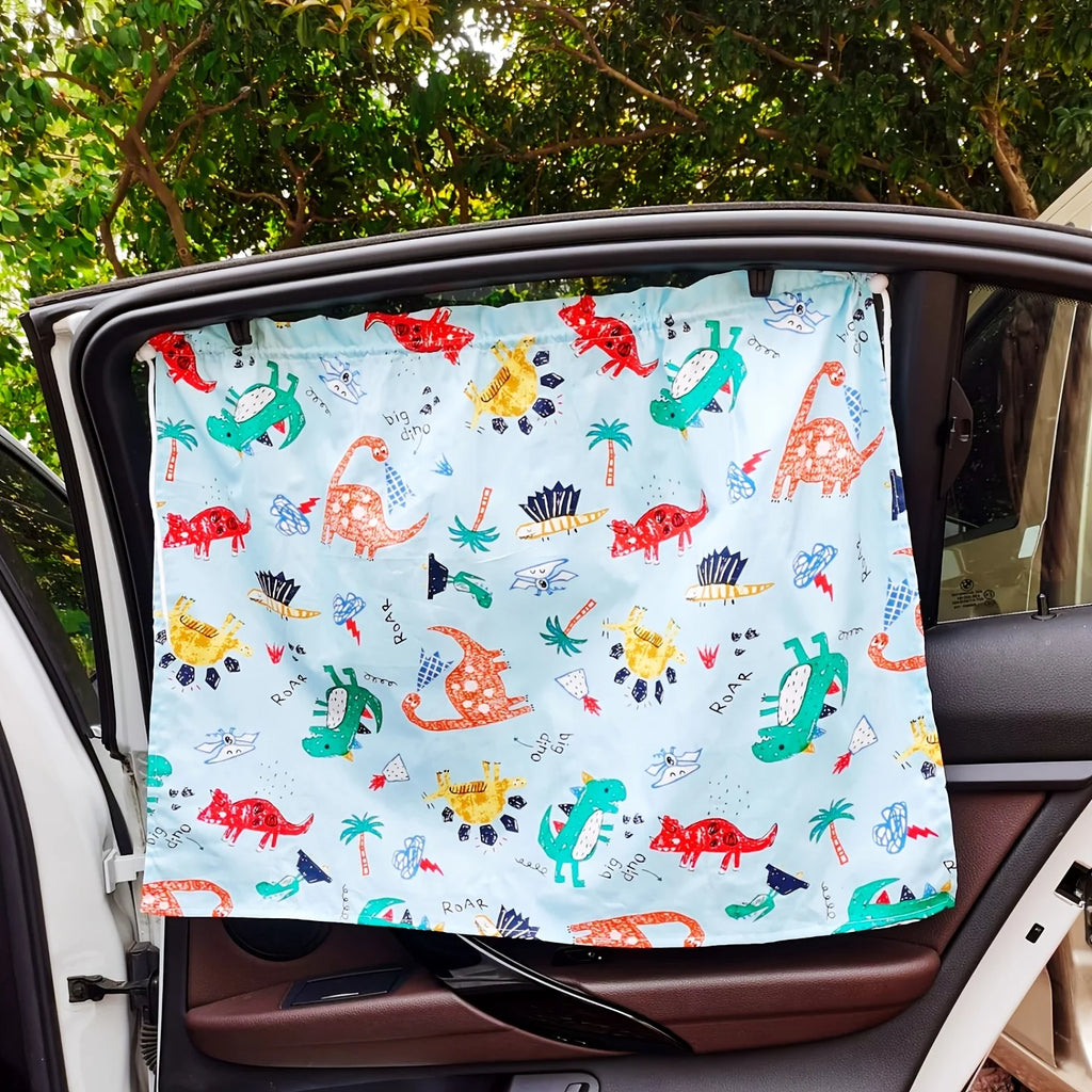 Side Window Sunshade, Cartoon with Suction Cup, General Motors Home Window Sunshade, Providing UV Protection for Children Oasis Select