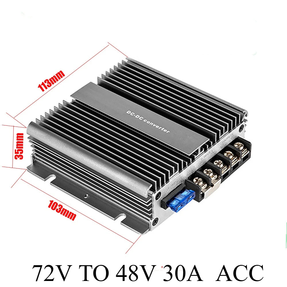 72v to 48v 10A-60A DC DC Step Down Power Converter 56v 60v 64v 70v 72v 88v Buck Converter High Quality Reducer With ACC CE RoHS Oasis Select 72V TO 48V 30A ACC 50V-90V 48V