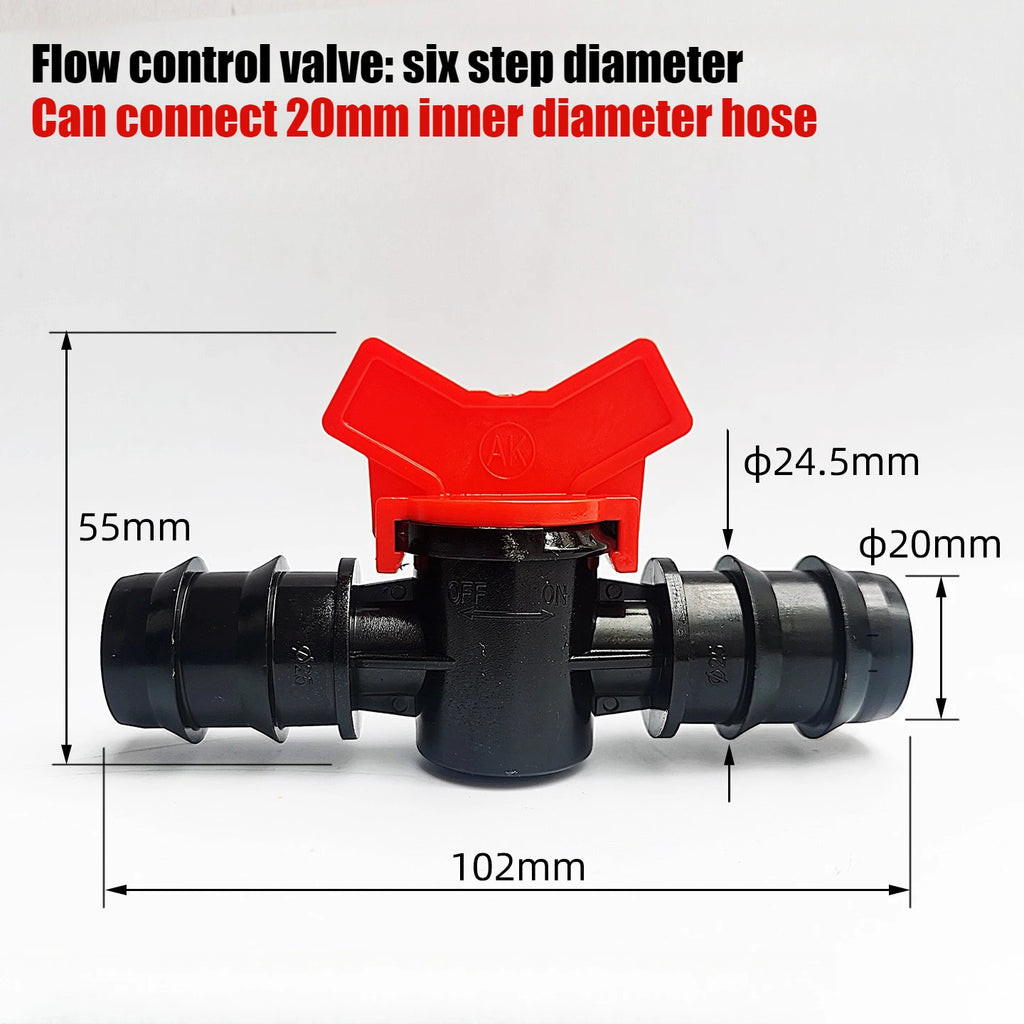 Waterstop By-pass Valve Male DN6/8/10/15/20 Thread Garden Hose Pipe Control Switch Garden Watering Irrigation System Accessories Oasis Select 6Points 20mm