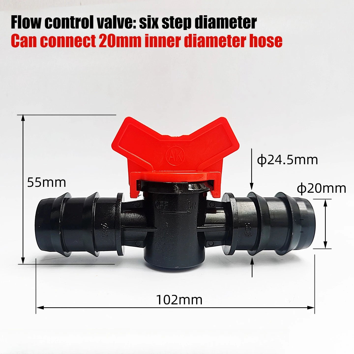 Waterstop By-pass Valve Male DN6/8/10/15/20 Thread Garden Hose Pipe Control Switch Garden Watering Irrigation System Accessories Oasis Select 6Points 20mm