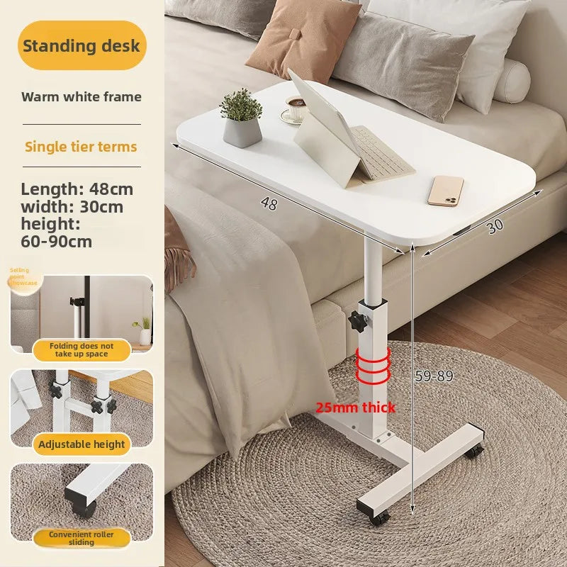 Multi-functional Bedside Table Removable Computer Desk Bedroom
