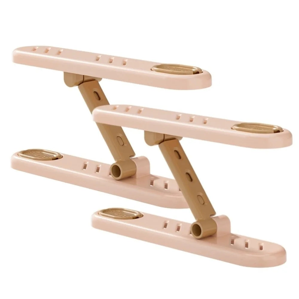 Stackable Shoe Organizer with Aroma Box – Set of 2 | Space Saving