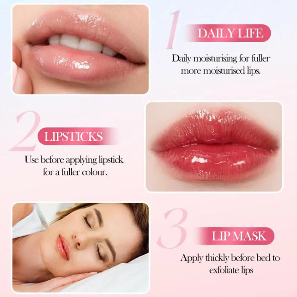 SADOER 5X Niacinamide Lip Mask Hyaluronic Acid Squalane Ultra Hydrating Balm Lip Care Cream Anti Dry Cracking Pink Lips Oasis Select