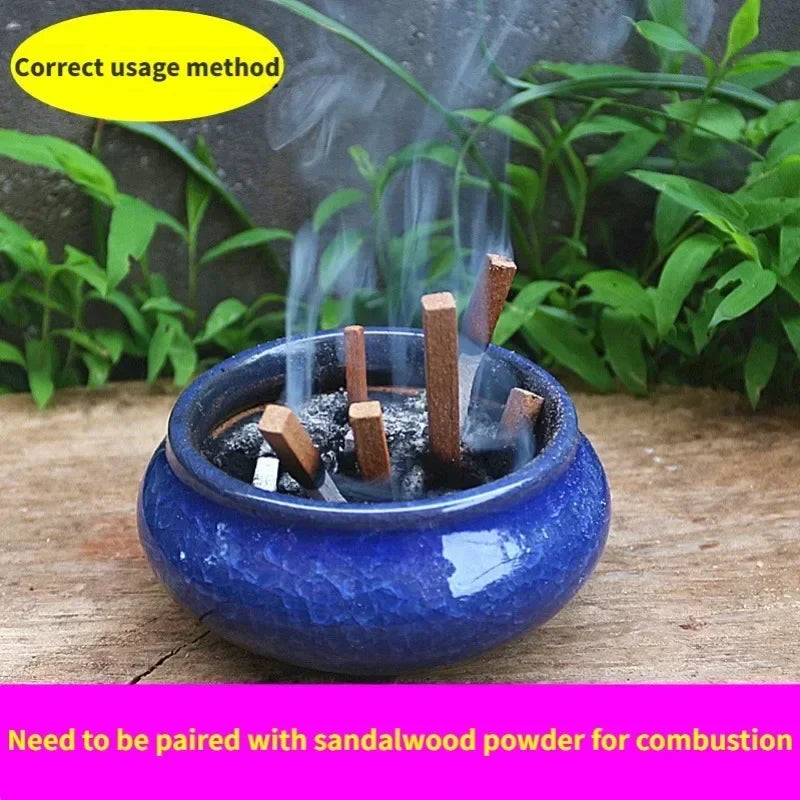 100g /50g Natural Sandalwood Sticks Incense Natural Hand Split Wood Strips Purify Healing Meditation Stress Relief Aromatherapy Oasis Select