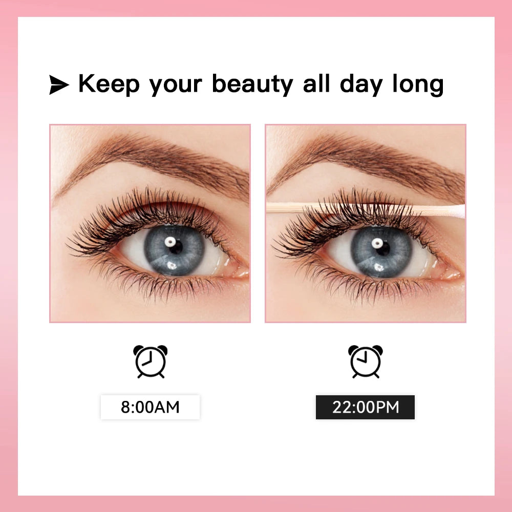 Lakerain Mascara Eyelashes Lengthening Waterproof Long Lasting Silky Black Eyelash Extension Make Up Beauty Eye Korean Cosmetic Oasis Select