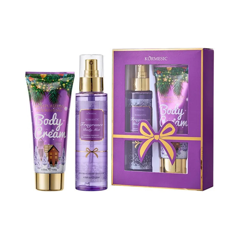 Passion Fragrance Body Kit 120ml + 100g Body Care Christmas Set Fragrance Body Care Oasis Select Romantic Set 120ml 100g
