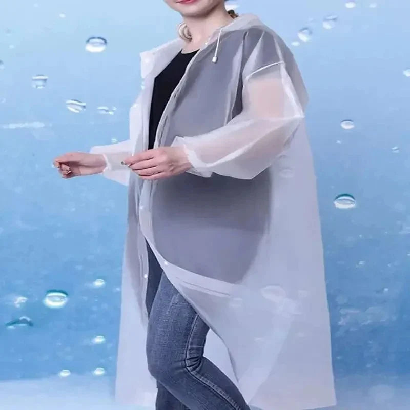 Reusable Thickened Waterproof Raincoat For Adults Suitable For Outdoor Travel And Mountaineering Universal One-Piece raincoat. Oasis Select