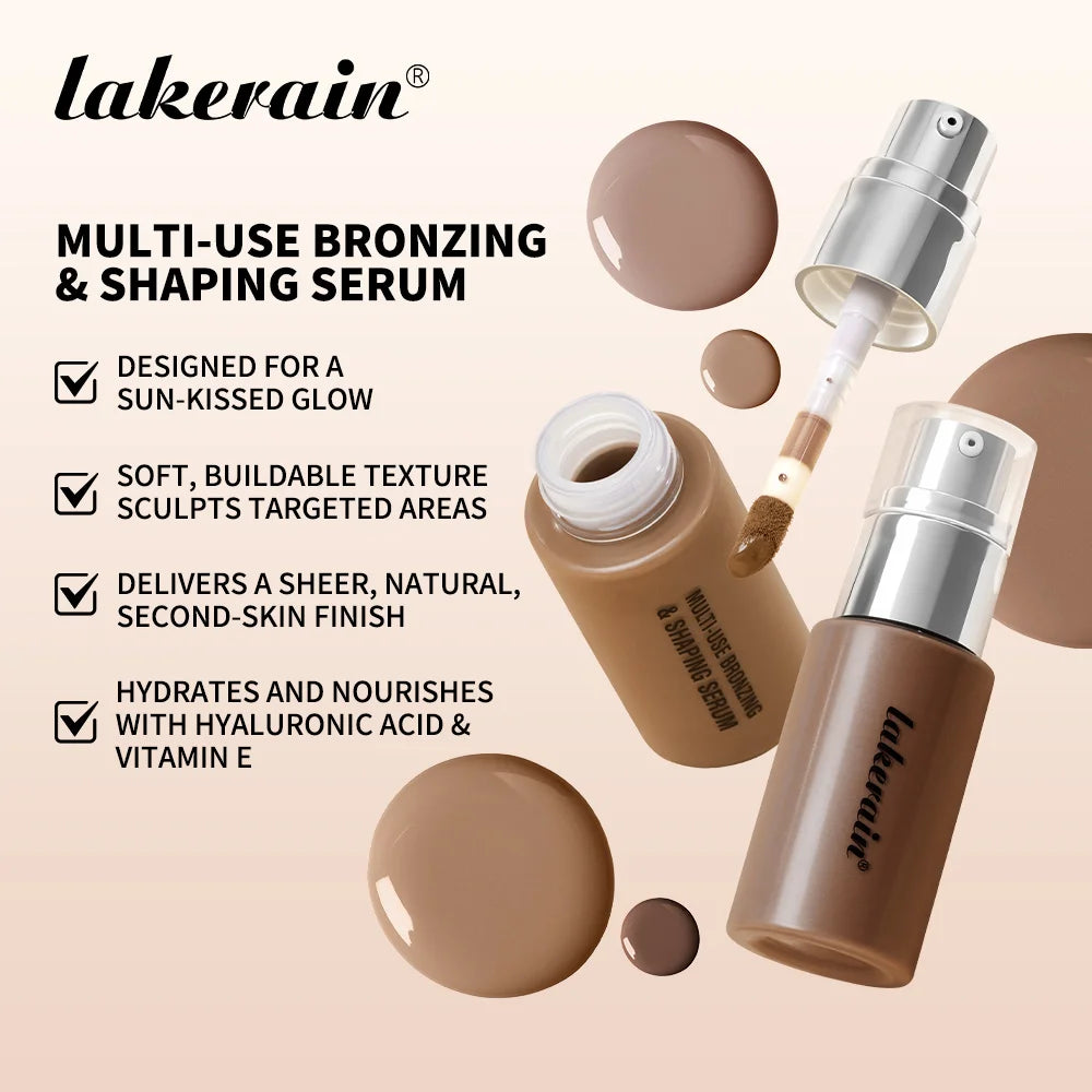 Multi-Use Foundation Cream Hydrates Nourishes Brighten Skin Tone Foundation Makeup Contouring Bronzing & Shaping Serum Cosmetics Oasis Select