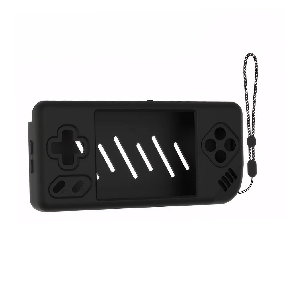 Silicone Protective Case Anti-Scratch Protective Cover Protective Sleeve Skin for ANBERNIC RG28XX 2.83inch Handheld Game Console Oasis Select Black China Mainland