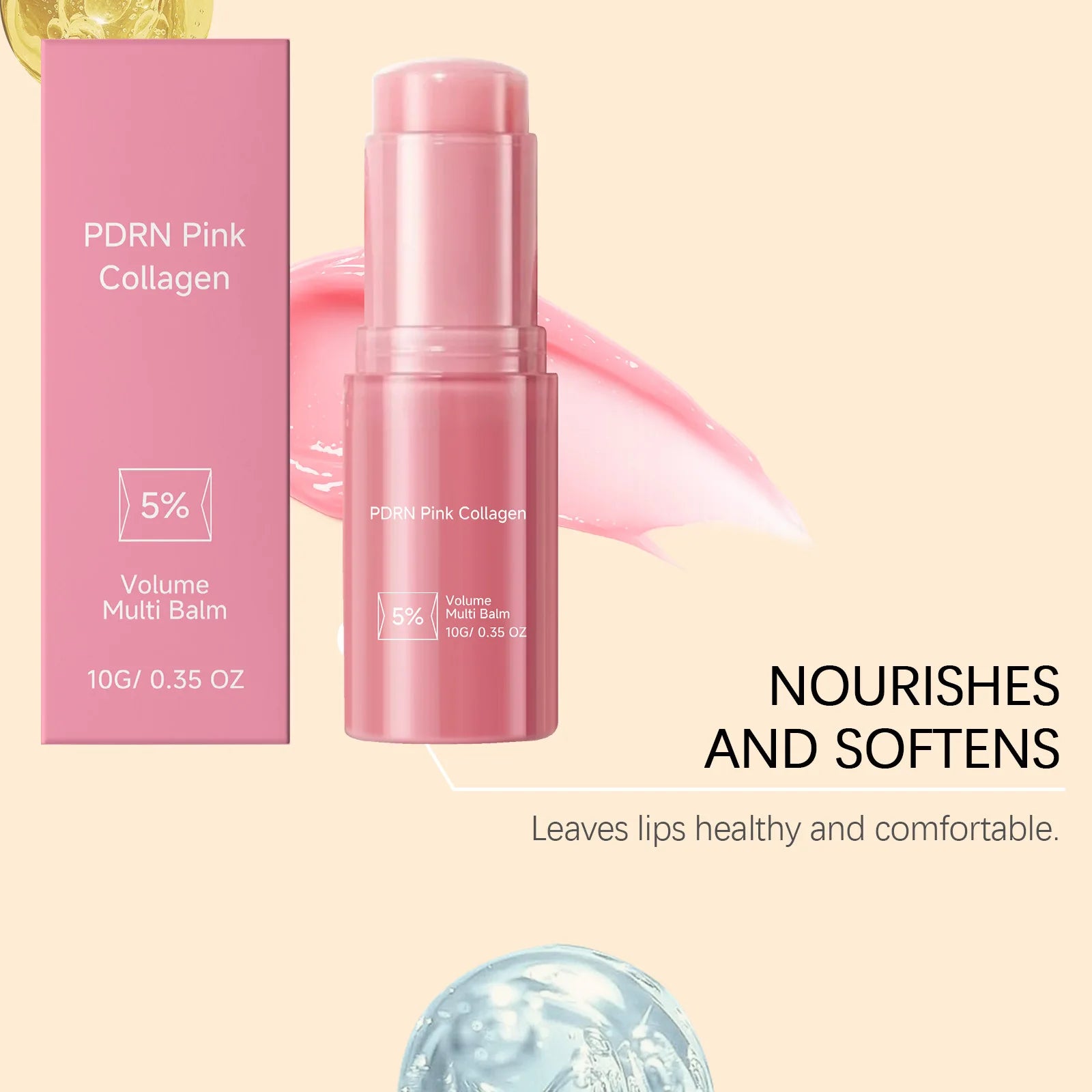 PDRN Collagen Multi Balm Revitalize Skin Improve Wrinkles Reduce Dryness Repair Skin Barrier Smooth Fine Lines Hydrating Stick Oasis Select