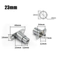 Brand New High Quality Door Latch Single Open Security Sliding Sliver Anti-Theft Cbinet Decoration Furniture Home Kitchen Oasis Select 23mm China Mainland