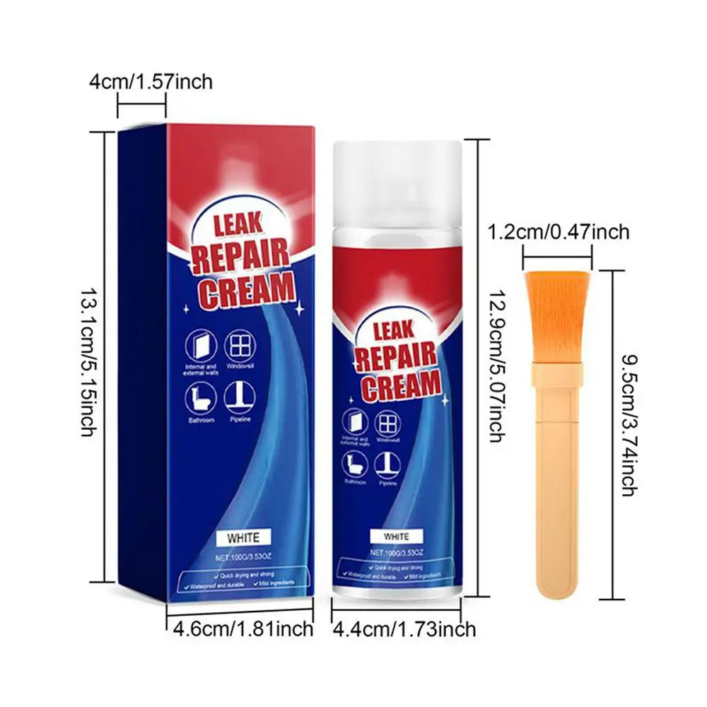 Leak Repair Waterproof Sealant Super Strong Bonding Household Seal Repair Tool Mighty Sealant Cream Coating Sealant 100g Oasis Select 100g