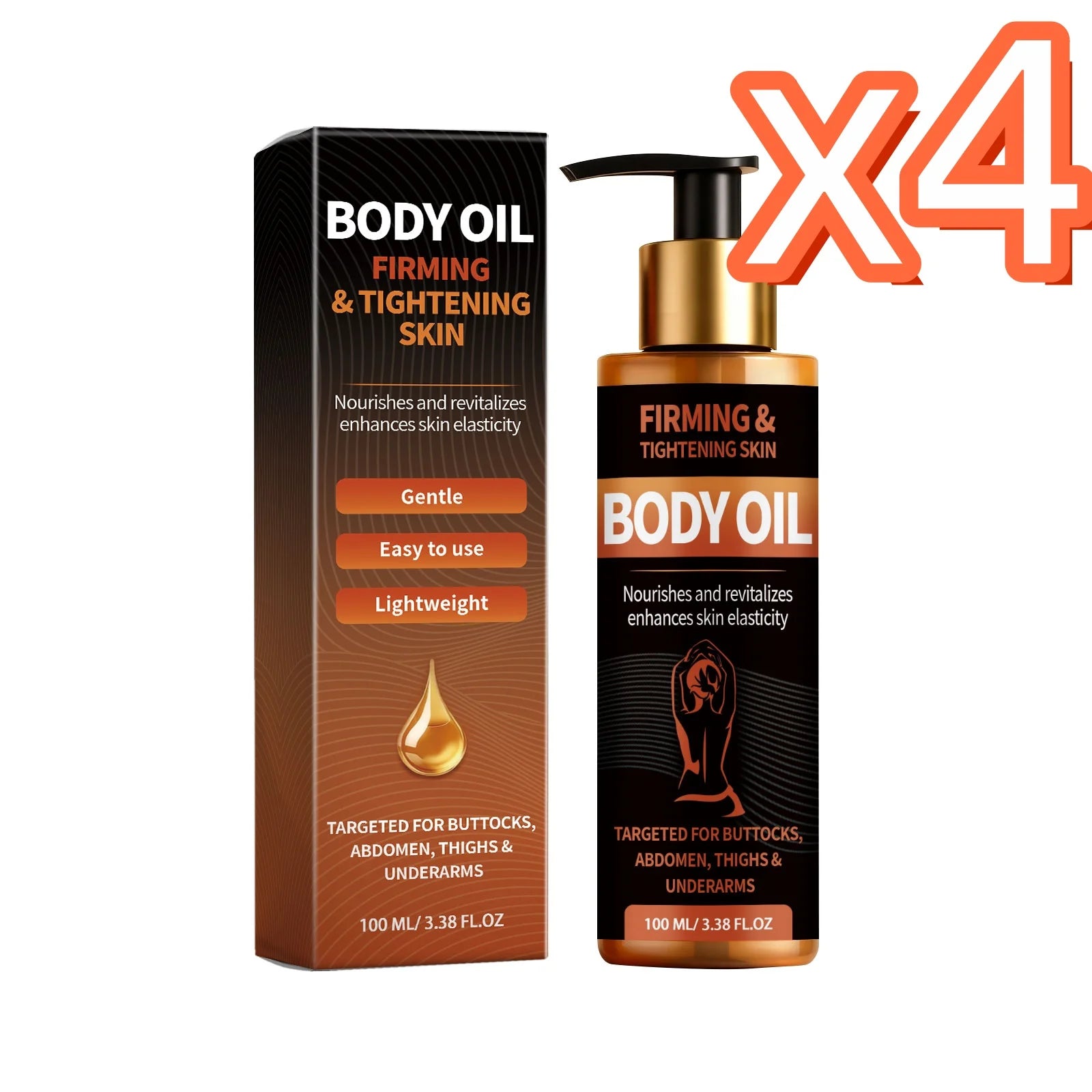 Jojoba Seed Body Firming Oil – Tighten, Lift & Moisturize Body Firming Oil Oasis Select 100ml Boxed x4